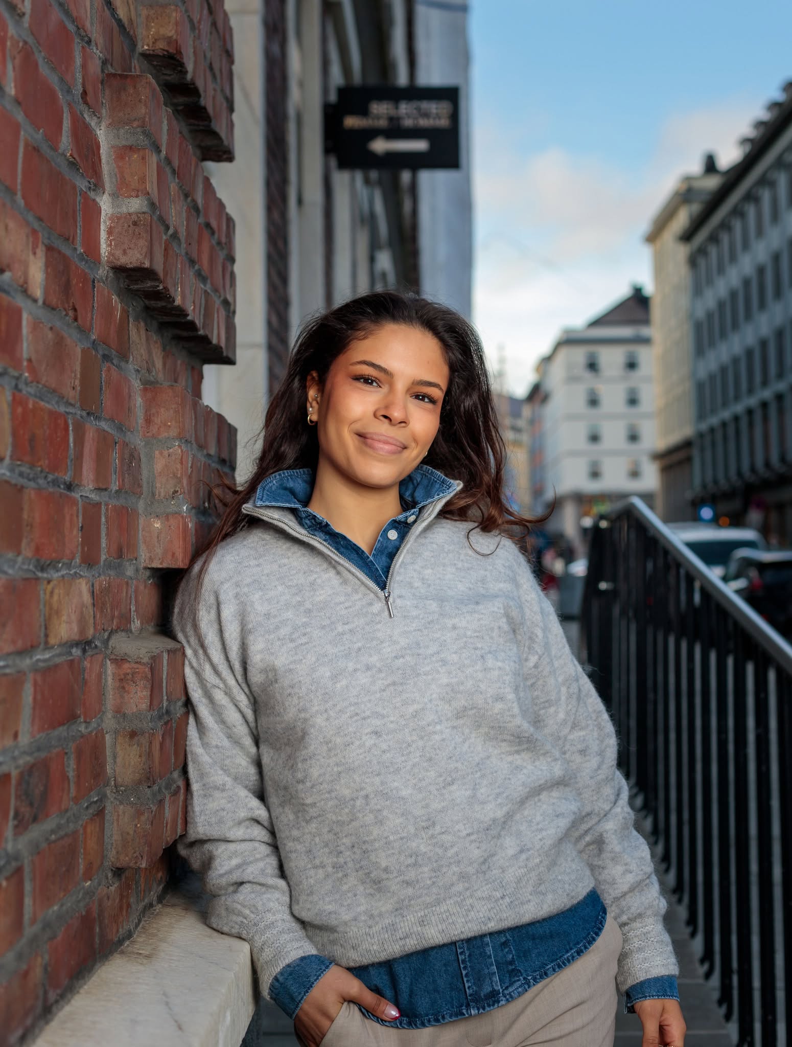 Juliet Genser - Grå/ Light Grey Melange